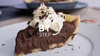 Chocolate Pie Recipe, How to Make a Chocolate Pie, Jan Charles