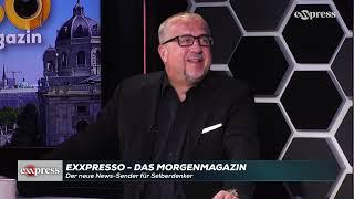 eXXpresso - mit eXXpress Chefredakteur Richard Schmitt und Moderatorin Tanja Pfaffeneder