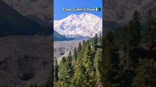 Nanga Parbat Summit View ️ | Glaciers | Fairy Meadows #summit #mountains #nature #travel #shorts
