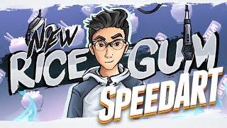 RiceGum's Youtube Banner (SpeedART)