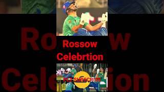 Rilee Rossow #100 #dance  #celebration #psl8 #viral #shorts #pakistansuperleague #cricket #youtube