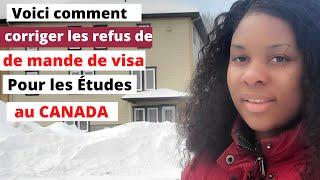 les raisons de refus de visa au canada et de permis d'études voici comment corriger les visa anulés