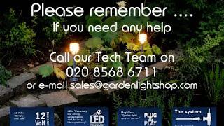 Garden Lighting Systems  How To Install Plug n Play Techmar Outdoor Lights Instructional Video