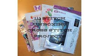 123STITCH - UNBOXING CROSS STITCH PROJECTS