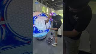 LED spherical screen: breaking the plane#leddisplay #ledscreen #customizedleddisplay #displaydesign