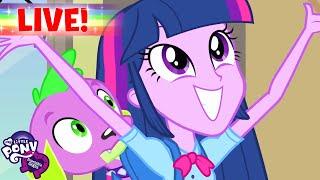  Equestria Girls Live: MOVIE NIGHT MARATHON | Full Movies Children's Cartoon