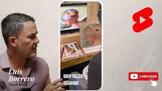 Buon Fresco Technique #buonfresco #paintingtechniques #michelangelo