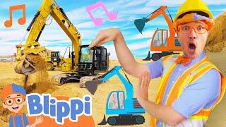 I'm an EXCAVATOR song! | Music Video | Blippi Vehicle Songs | Fun Educational Videos for Kids