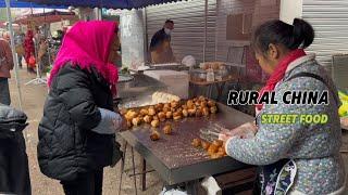 Street food in China, This is a rural town in Chongqing, China.