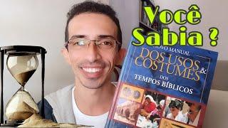 SACUDI O PÓ DOS VOSSOS PÉS | BÍBLIA DE FATO USOS E COSTUMES DOS TEMPOS BÍBLICOS