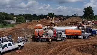 300+ Cubic Yard Culvert Fill with Low Density Cellular Concrete