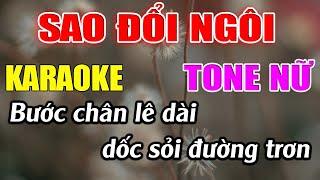 Sao Đổi Ngôi Karaoke Tone Nữ Karaoke Đức Duy - Beat 2024