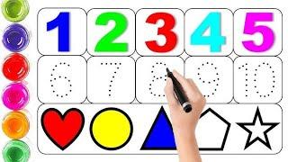 123 Numbers | 1234 Number Names | 1 To 36 Numbers Song | 12345 learning for kids | Counting Numbers