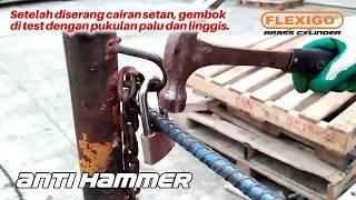 FLEXIGO Gembok Cakram Motor 40 mm Panjang Anti Cairan Setan - uji test ketahanan dan informasi motor