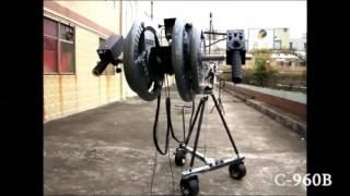 POWERKAM C-960 B/S camera jib crane with motorizedhead