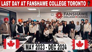 " My Journey At Fanshawe College Toronto: From May 2023 to December 2024 "