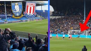 RED CARD + PENALTY SAVE MADNESS - SHEFFIELD WEDNESDAY 2-0 STOKE CITY 2024/25 CHAMPIONSHIP HOME VLOG!