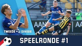 Alle samenvattingen van speelronde 1| Tweede Divisie