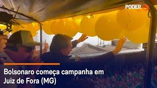 Bolsonaro começa campanha em Juiz de Fora (MG)