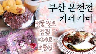 부산 온천천 카페거리 데이트코스/맛집리스트/List of local restaurants in Busan.