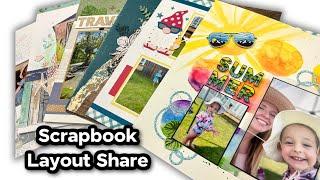 Huge Scrapbook Layout Share | 46+ Ideas & Tips for Scrapbooking