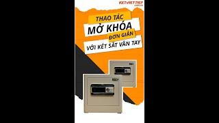 Cách sử dụng két sắt bofa dòng DJ khoá vân tay điện tử