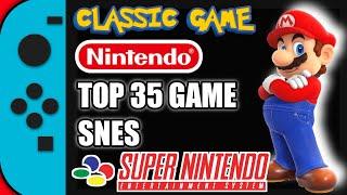 TOP 35 In 1 SUPER NINTENDO [SNES] : All Video Games In One Roms (Snes, SuperFamicom, Nintendo)