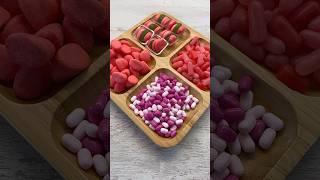 Pink || Filling platter with PINK Sweets  #asmrsounds #asmr #satisfying #oddlysatisfying #nerds