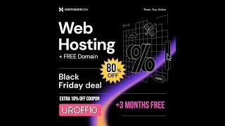 Hostinger Black Friday Sale (2024) - BIGGEST Deals Of The Year with 80% OFF