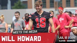 Will Howard says he’s feeling “so much more” comfortable after six months at Ohio State