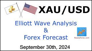 XAUUSD Elliott Wave Analysis | Gold Analysis | September 30, 2024 | XAUUSD Analysis Today