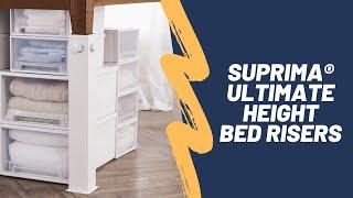 Suprima® Ultimate Height Bed Risers - Carbon Steel