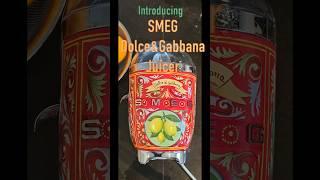 SMEG Dolce & Gabbana Juicer #sicilymylove #smeg #dolcegabbana #D&G #orange #orangejuice #freshjuice