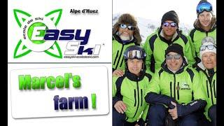 Ecole de ski Alpe d'Huez Easyski – La piste marcel's farm – 22-23