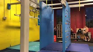 Crazy 9ft spring board jump to monstro nunchuck