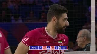 VOLLEYBALL NATIONS LEAGUE 2023 | Ali Hajipour performance Iran Vs Argentina match