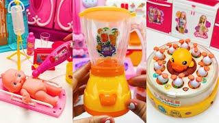 Satisfying with Unboxing & Review Miniature Kitchen Set Toys Cooking Video | ASMR Videos no music