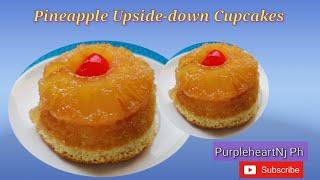 How to make Easy Pineapple Upside-down Cupcakes /PurpleheartNj Ph