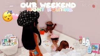OUR WEEKEND NIGHT ROUTINE! *chaotic fr* | BERRY AVENUE ROLEPLAY! *Roblox Roleplay*