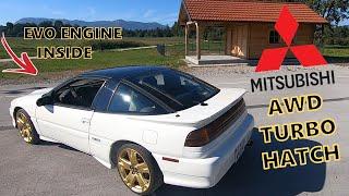 1991 Mitsubishi Eclipse GSX 4x4 2.0 16v Turbo | Quick Review & POV Drive With Pure Sound