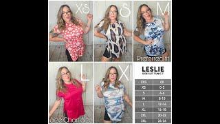  Let's talk Leslie!! LuLaRoe's new side slit tunic! 
