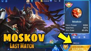 Supreme Moskov last Match Before Season Ends!! overpower Damage Dealer Moskov Mlbb! must watch