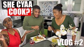 Yanique Curvy Diva Cooks (w/ CPJ Jack Daniels) For The Fix || Vlog #2 - "Curvy Cyaa Cook?"