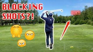 STOP BLOCKING YOUR SHOTS!  HOW TO HIT THEM STRAIGHT! 