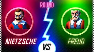 Philosophical Street Fighter: Nietzsche vs. Freud - Battle for the Soul of Psychology