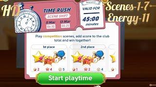 June's Journey Time Rush Today's Competition 11/Mar/25 Scene Shift Energy 11 Scenes 1-7