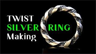 Twisted "SILVER RING" Making process