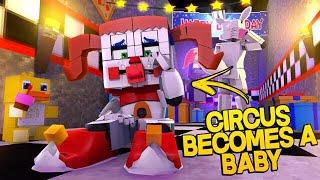Minecraft Fnaf: Sister Location - Circus baby Becomes A Baby