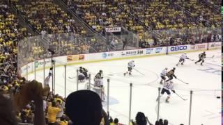 Matt Cullen Huge Hit Stanley Cup Final