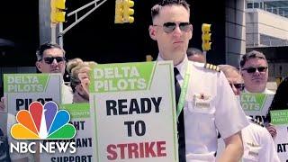 Major U.S. Airline Pilots Reject Contracts, Threaten To Strike